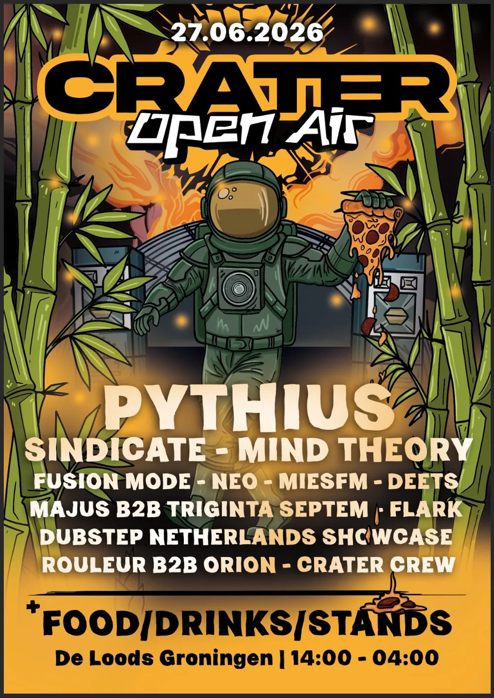 Crater Open Air – Saturday, June 27, 2026 at De Loods, Groningen